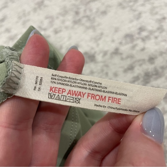 Free People Green Micro Mini Half Slip Skirt - Picture 6 of 9